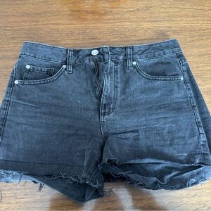 Garage Black Denim Shorts